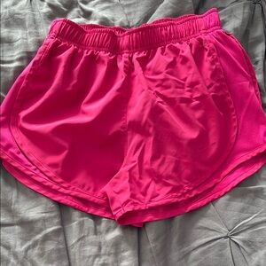 Nike Pink Athletic Shorts Lightweight Mid-Thigh